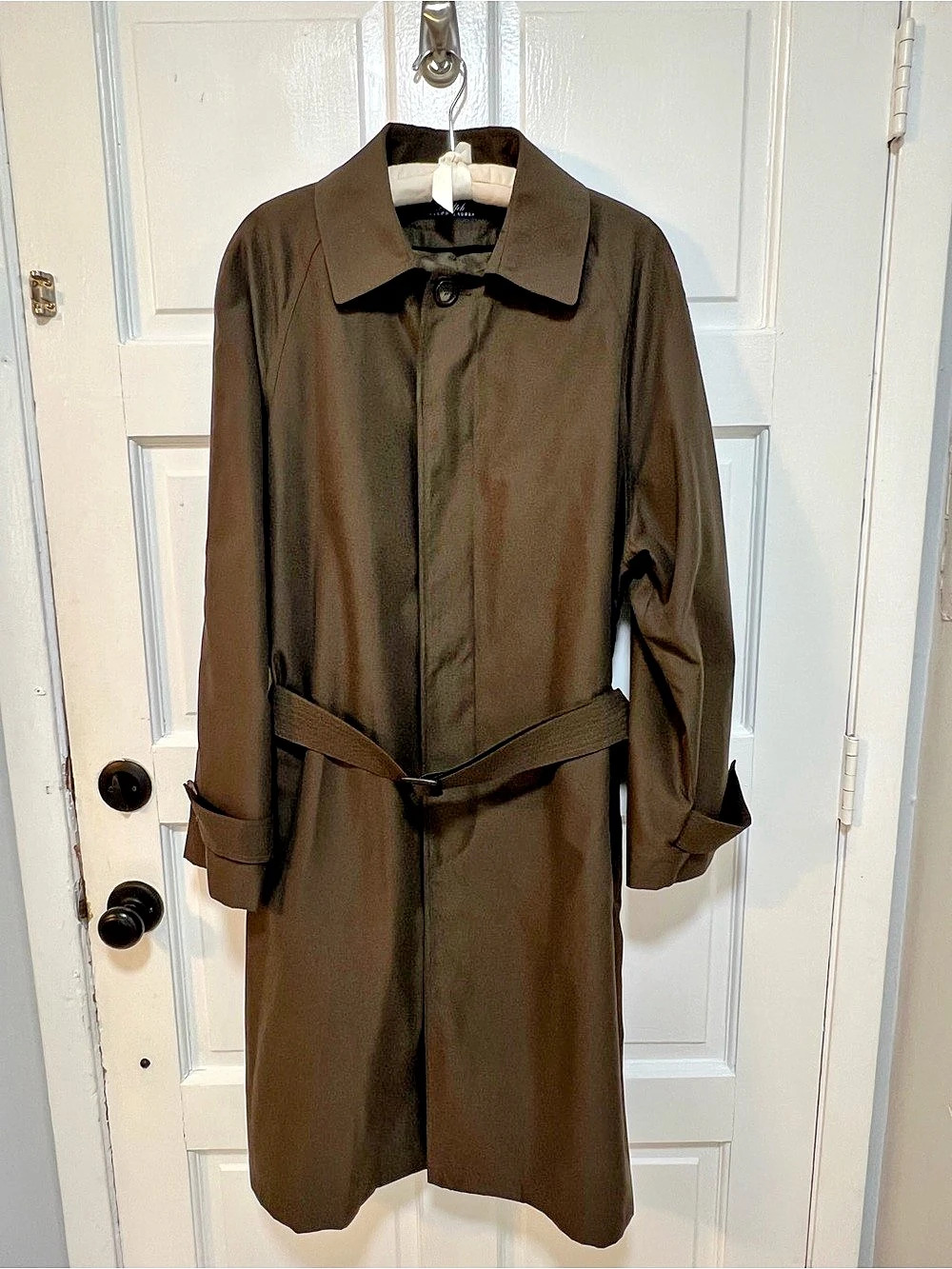 Ralph Lauren Brown Trench Coat Like New